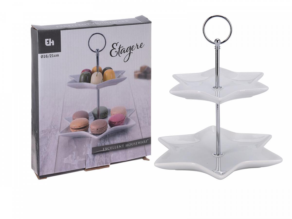 

Этажерка 2-х ярусная E&H Etagere Star ОГОГО Обстановочка!, Этажерка 2-х ярусная E&H Etagere Star