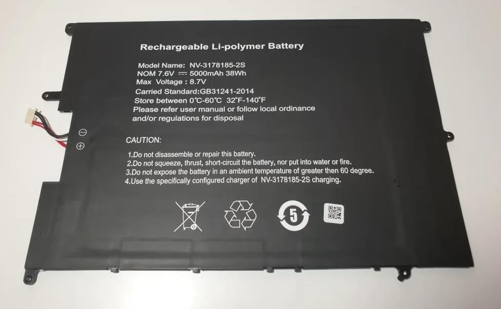 

Аккумулятор OEM для ноутбука Digma NV-3178185-2S 7.6V 38Wh, для Digma NV-3178185-2S