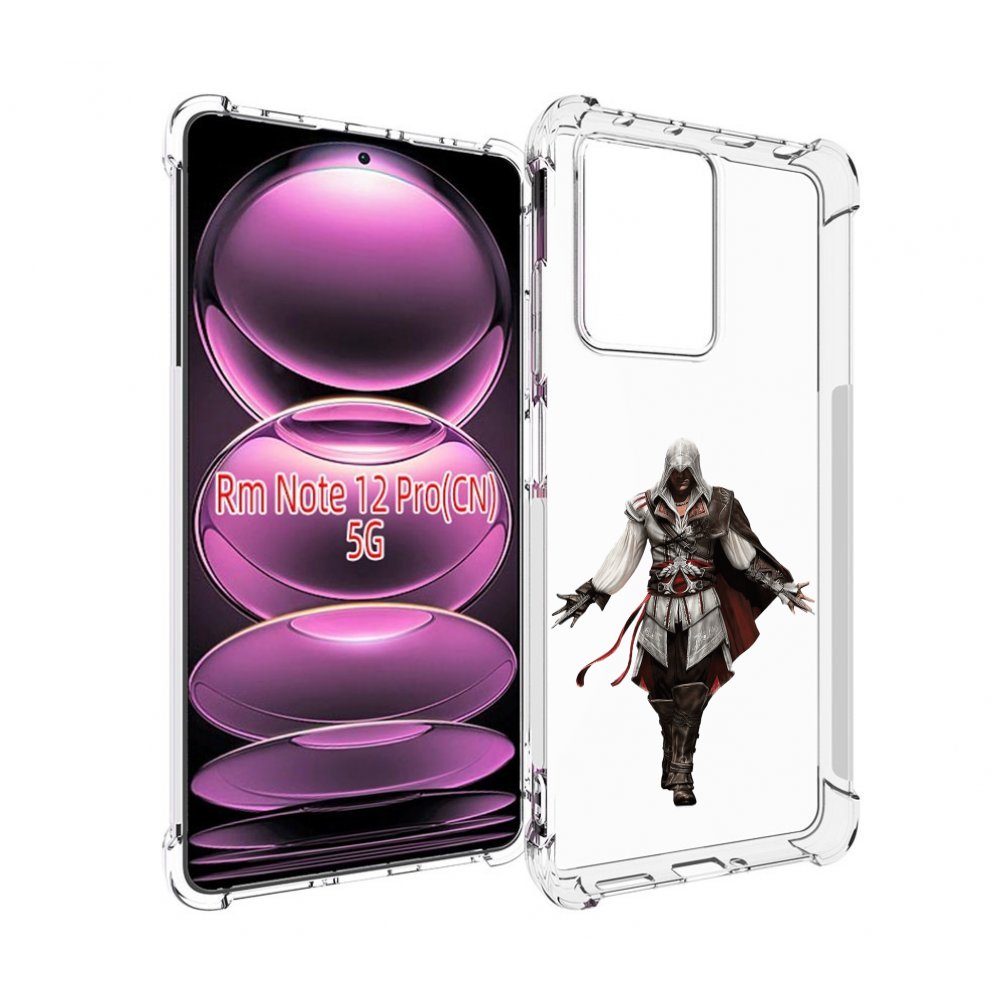 

Чехол MyPads Assassin's-Creed мужской для Xiaomi Redmi Note 12 Pro, Прозрачный, Tocco