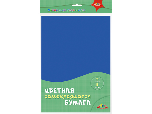 

Цв. самоклеющаяся бумага А4 5л. 5цв. в ПЭТ С2532-05