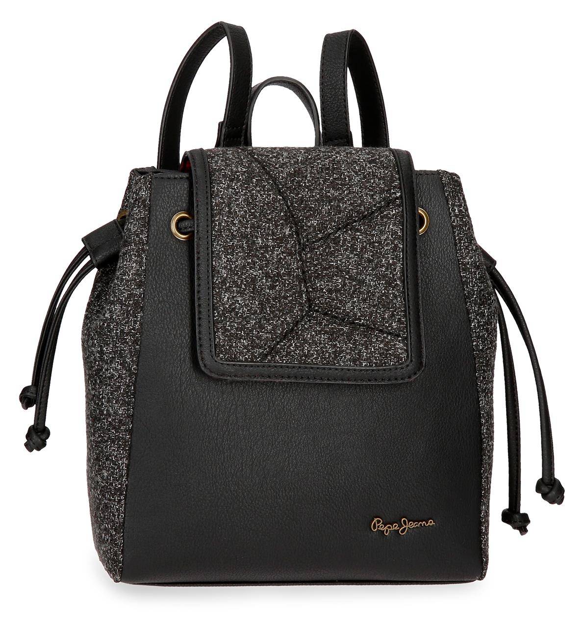 Рюкзак женский Pepe Jeans Bags 77520 61 черный, 22х25х10 см