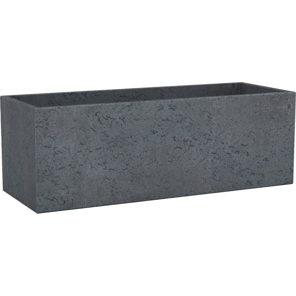 

Scheurich Горшок пластиковый C-Cube High декор Stony Black форма 240 D60 H33 черный 63200