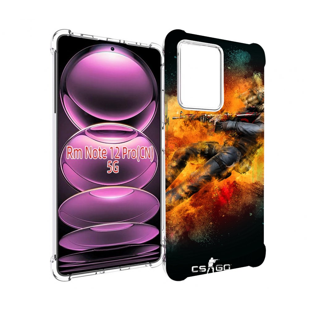 

Чехол MyPads CS-go Контр-террорист для Xiaomi Redmi Note 12 Pro, Прозрачный, Tocco