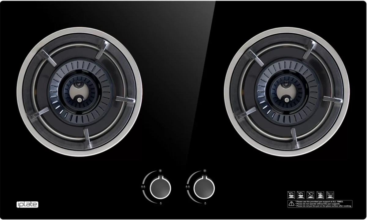 фото Газовая плита iplate igh-240 черная