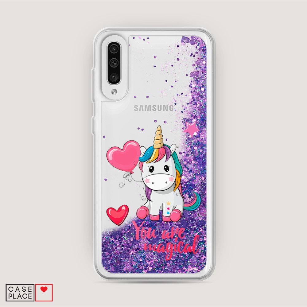 

Чехол Awog на Samsung Galaxy A50 "Волшебная единорожка", Разноцветный, 27792-1