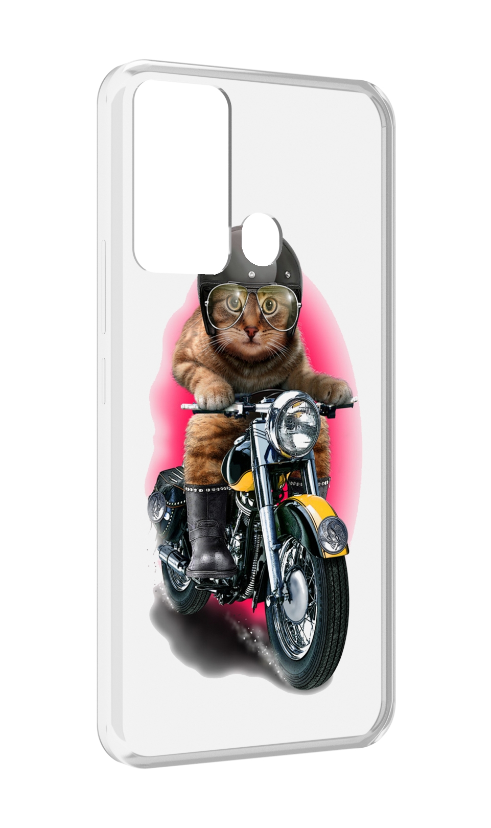 

Чехол MyPads мото-кот для Infinix Hot 12i, Прозрачный, Tocco