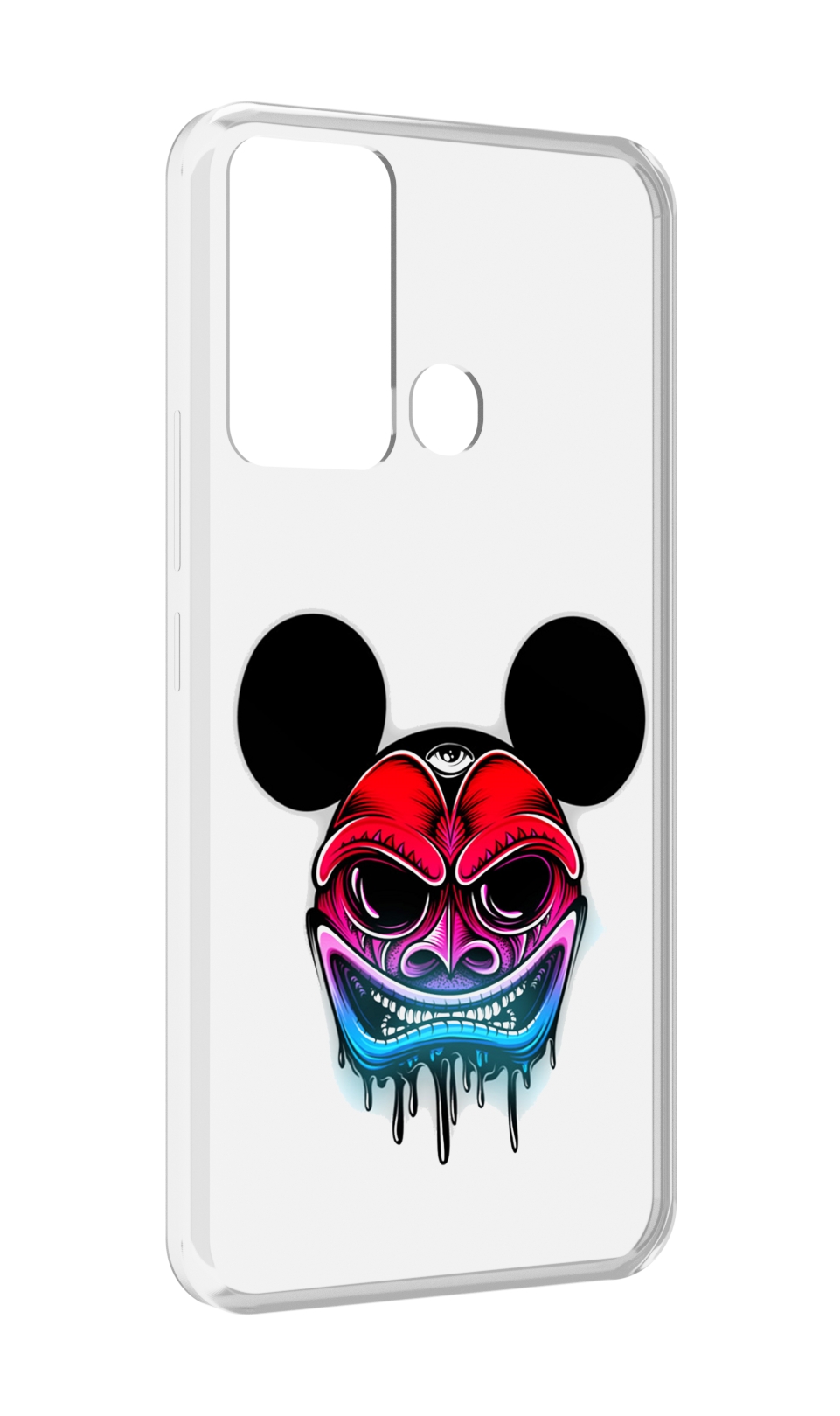 

Чехол MyPads микки в маске для Infinix Hot 12i, Прозрачный, Tocco
