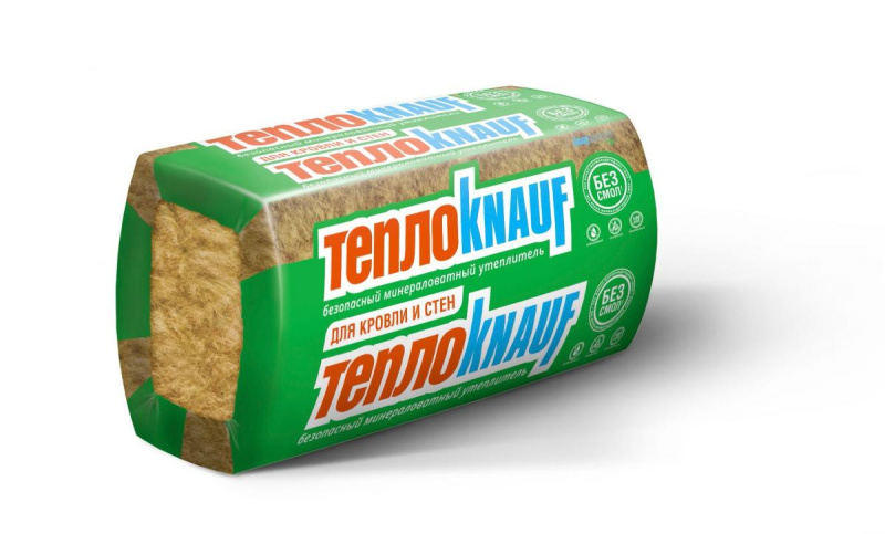 

ТеплоКНАУФ Для кровли и стен TS 036 А 100*610*1230/8 пл. мм Knauf Insulation 1уп=0,6м3=6м