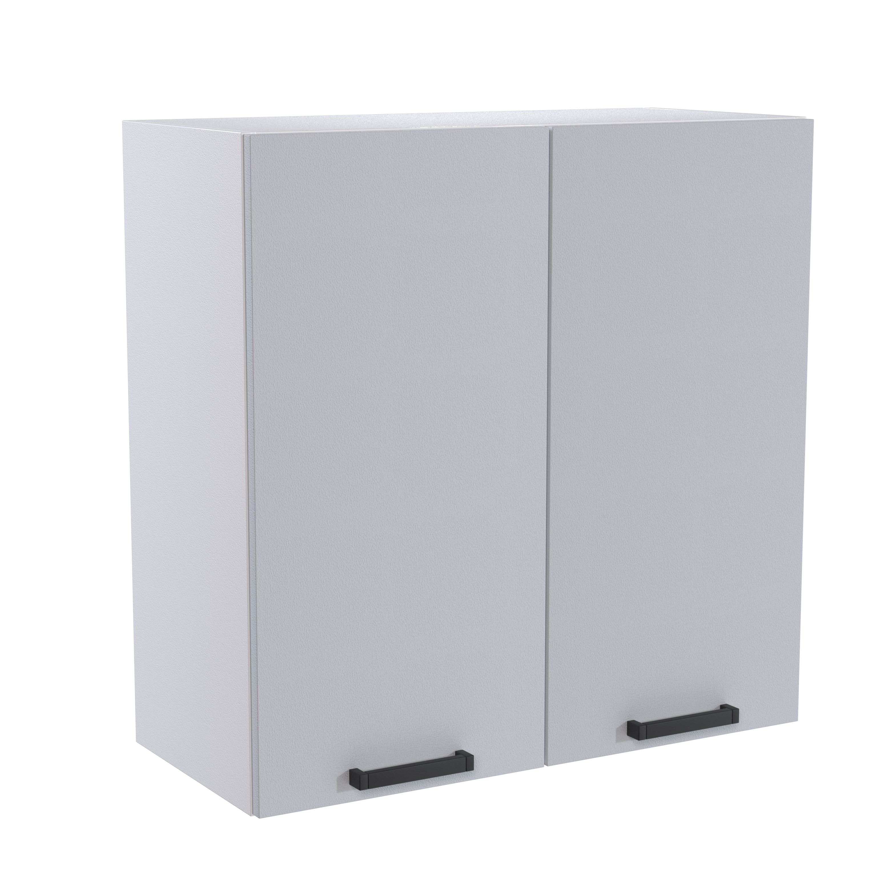 Навесной кухонный шкаф PDM Софт В-80 800*300*700мм Серый Софт фактурный