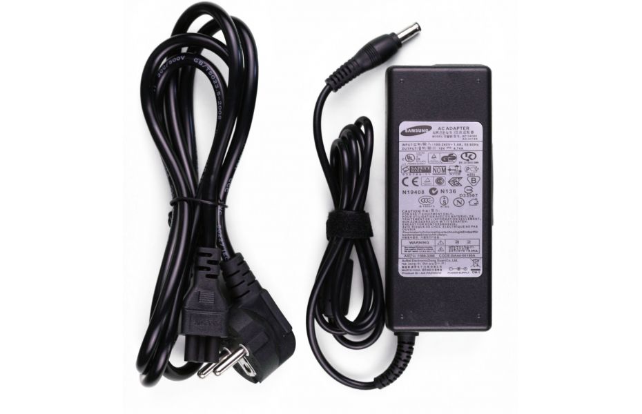 

Блок питания NoBrand для ноутбука Samsung R505 (19V/4.74A), Черный
