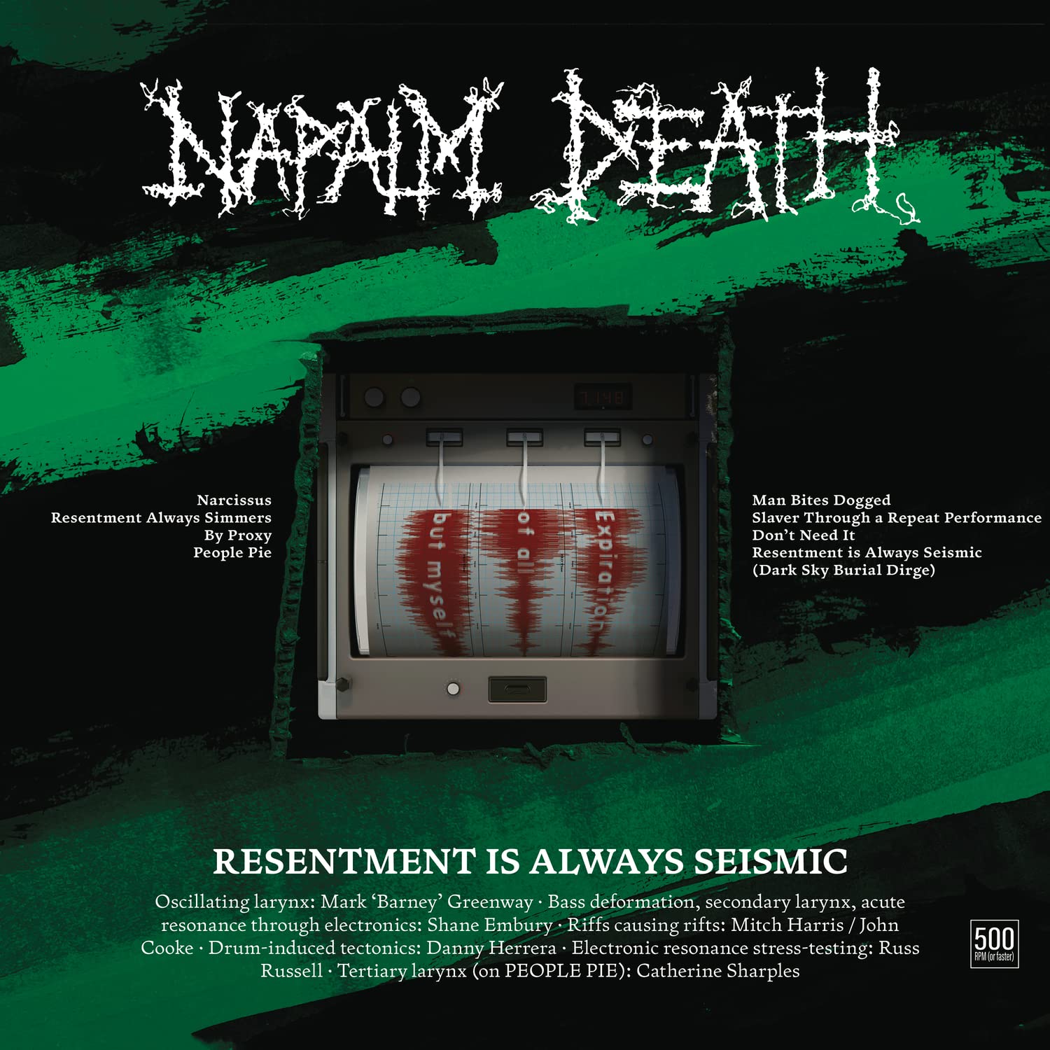 фото Napalm death resentment is always seismic - a final throw of throes (cd) мистерия звука