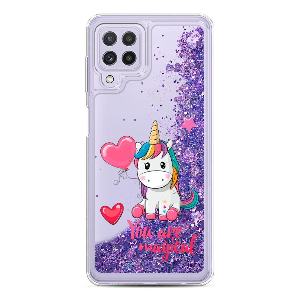 

Чехол Awog на Samsung Galaxy A22 / Самсунг A22 "Волшебная единорожка", Разноцветный, 2103192-1