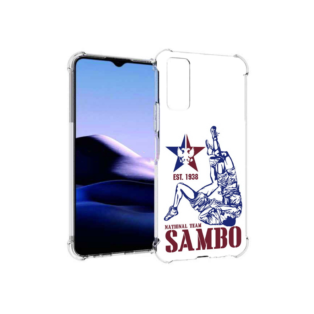 

Чехол MyPads Tocco для Vivo Y20 единоборства самбо (PT154038.379.344), Прозрачный, Tocco