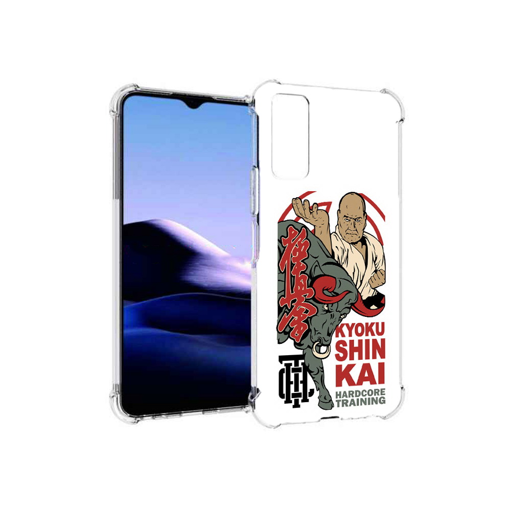 

Чехол MyPads Tocco для Vivo Y20 единоборства рисунок (PT154038.379.343), Прозрачный, Tocco
