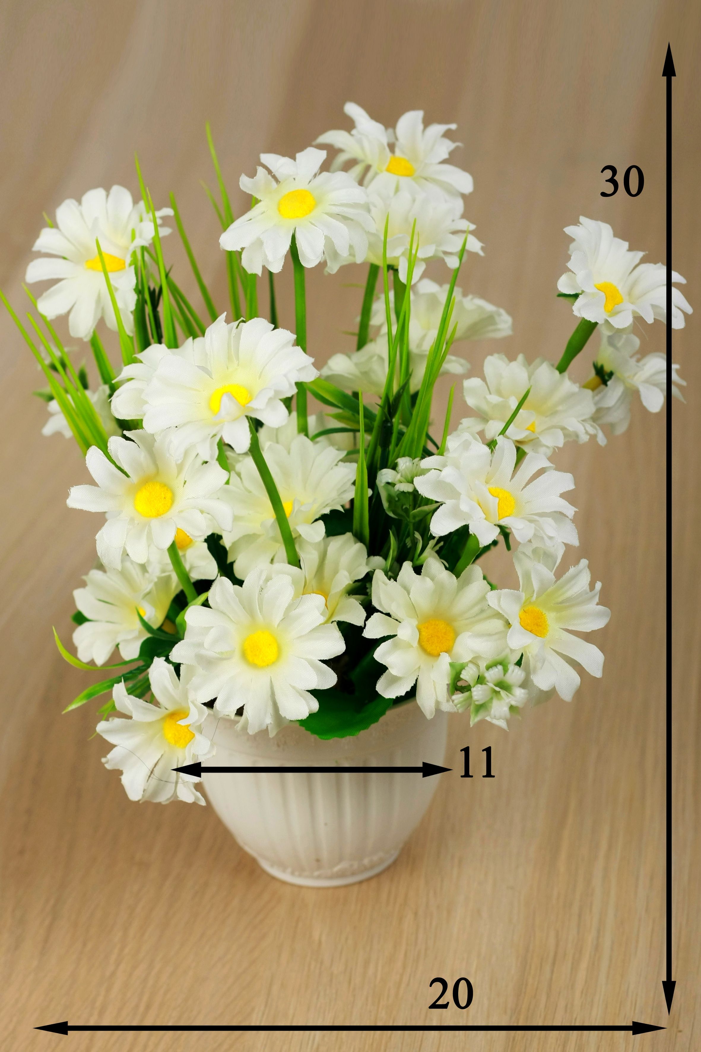 

Искусственная композиция с Ромашками, Разноцветный, Л-88-00-2
