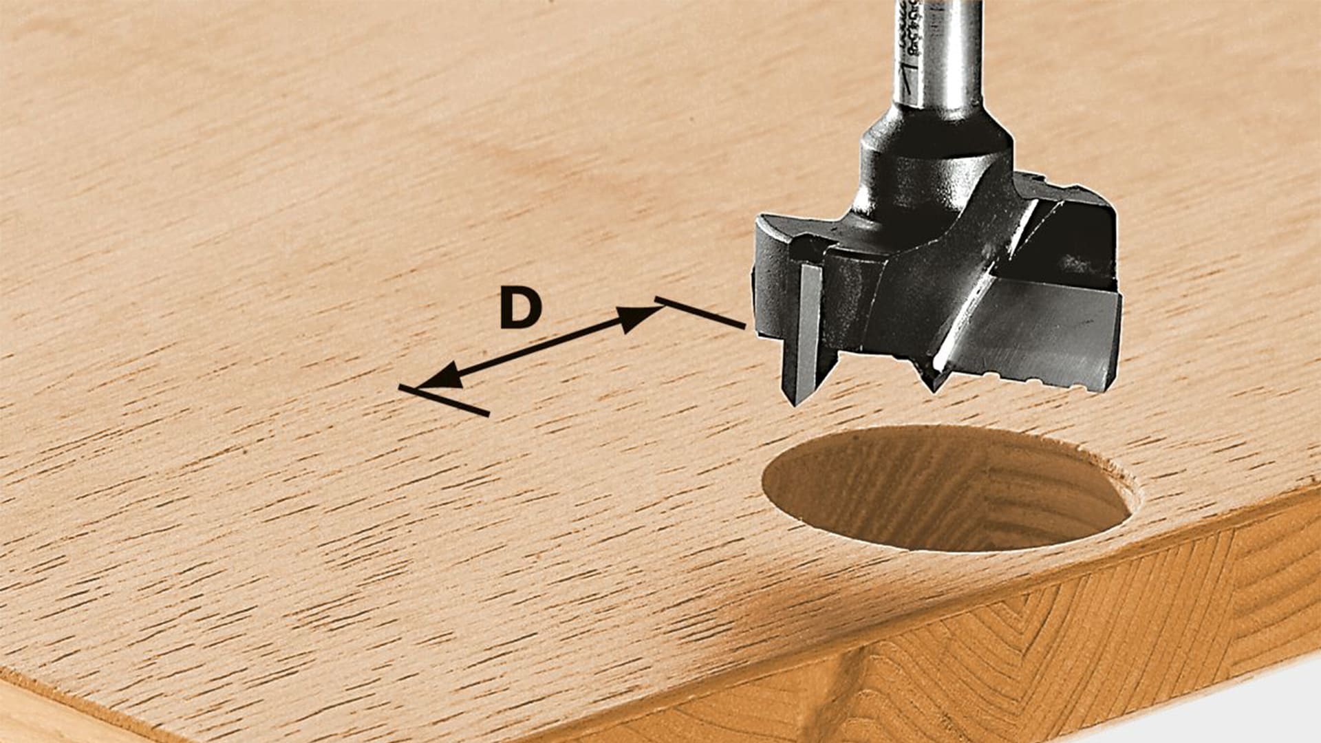 Фреза для гнёзд под фурнитуру Festool HW S8 D34 491076