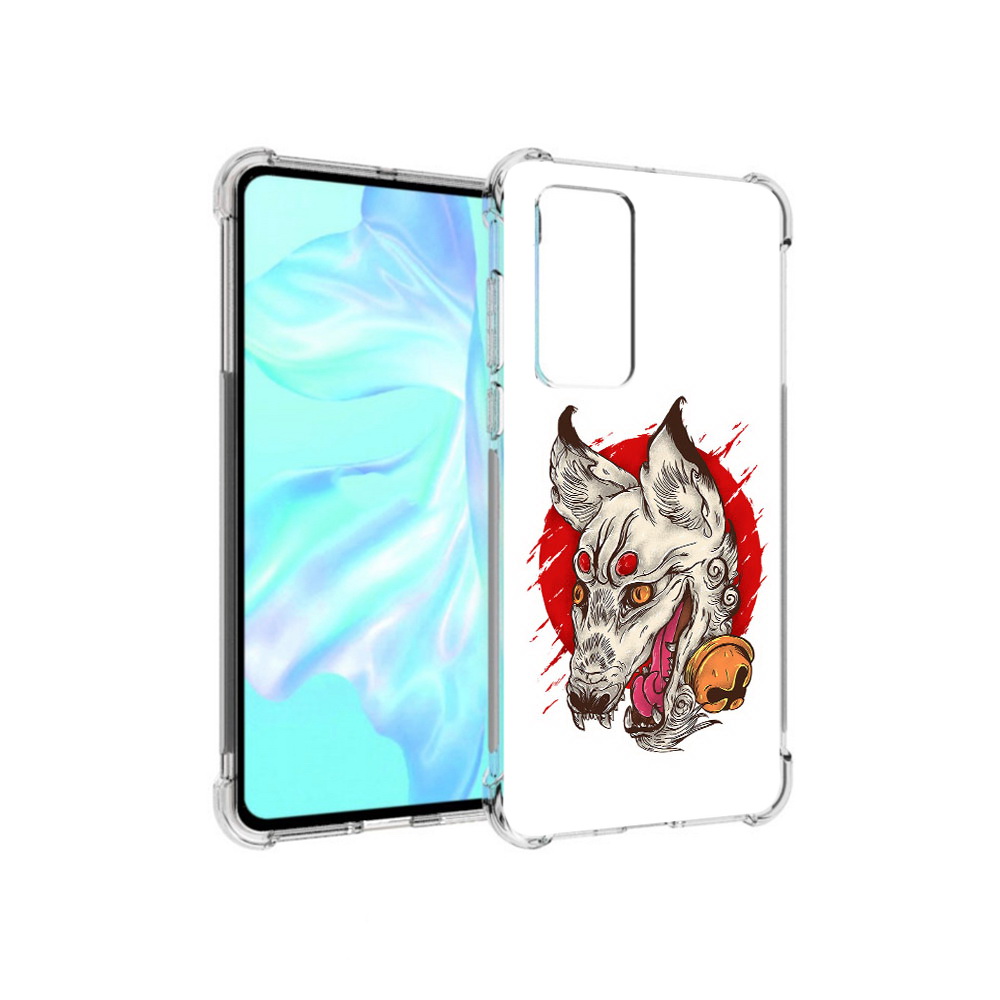 

Чехол MyPads Tocco для Huawei P40 страшная собака, Прозрачный, Tocco