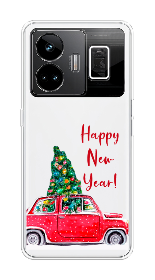 

Чехол на Realme GT Neo 5 5G/GT 3 "Happy New Year", Красный;зеленый, 2513650-5
