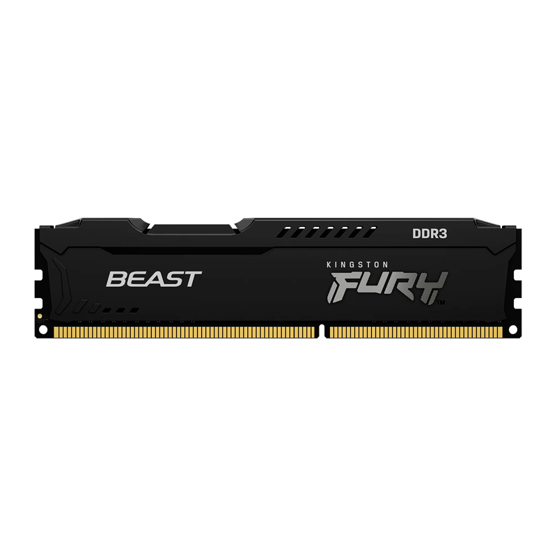 фото Оперативная память kingston fury beast black (kf316c10bb/8), ddr3 1x8gb, 1600mhz