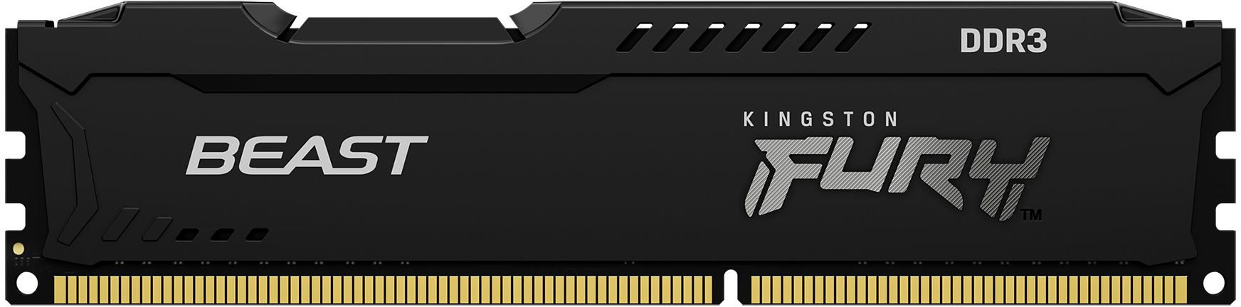 

Оперативная память Kingston Fury Beast Black 8Gb DDR-III 1600MHz (KF316C10BB/8), FURY Beast Black