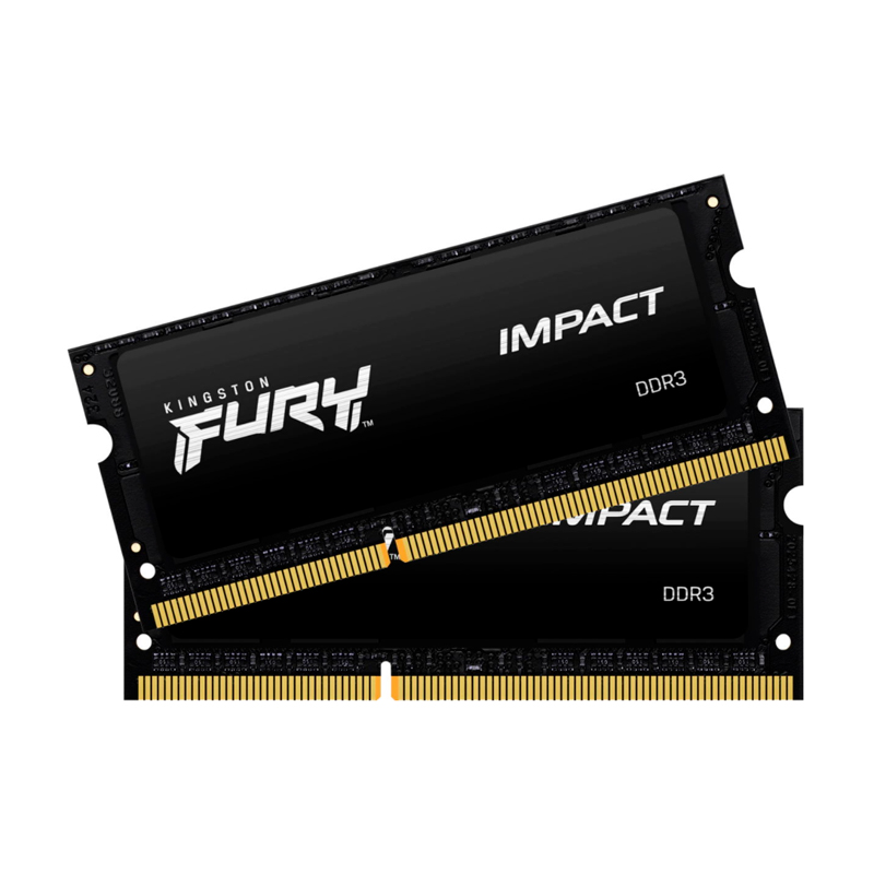 фото Оперативная память kingston fury impact (kf316ls9ibk2/8), ddr4 2x4gb, 1600mhz