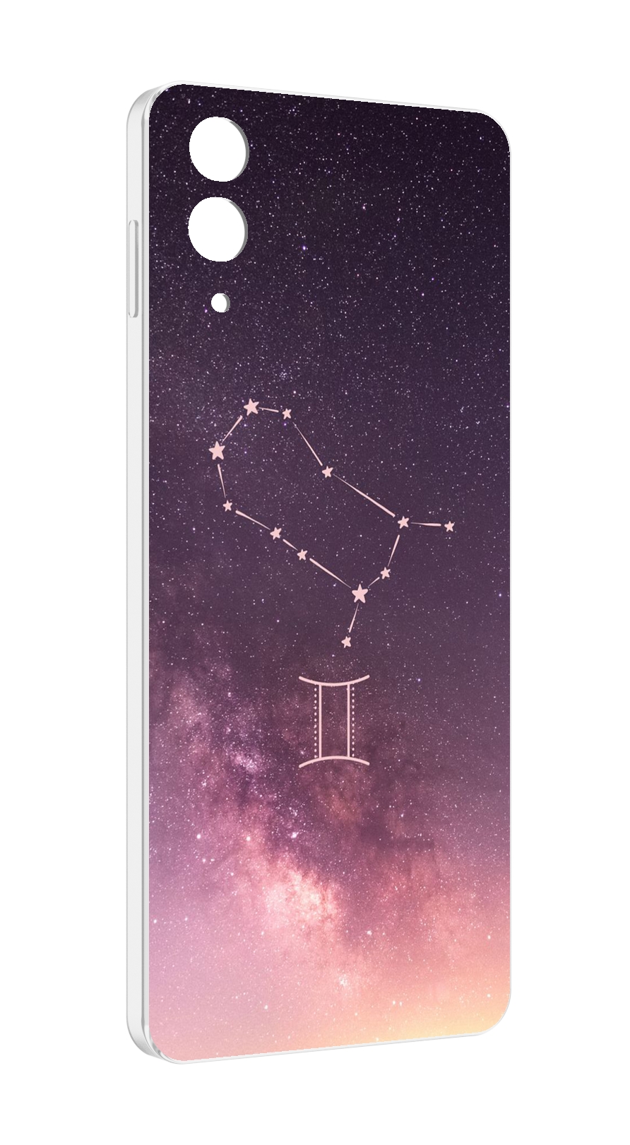 

Чехол MyPads знак зодиака близнецы 5 для Samsung Galaxy Z Flip 4 (SM-F721), Прозрачный, Tocco