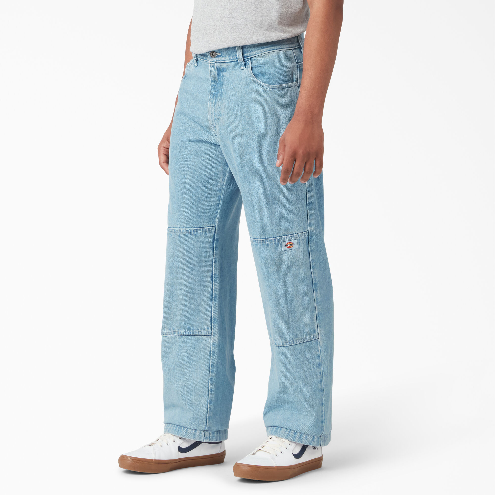 

Джинсы мужские Dickies Double Knee голубые 30/32, Голубой, Double Knee
