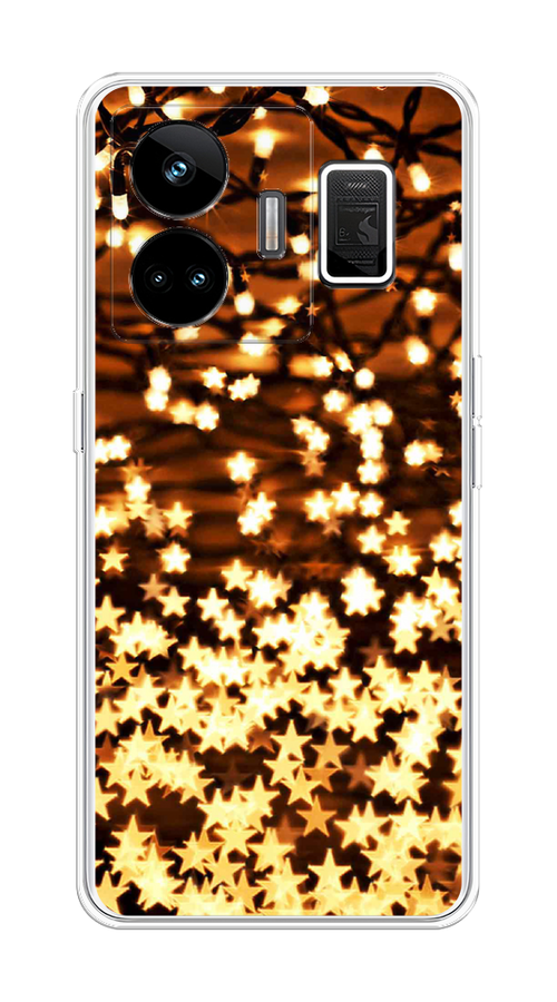 

Чехол на Realme GT Neo 5 5G/GT 3 "Новогодняя гирлянда", Золотистый, 2513650-5
