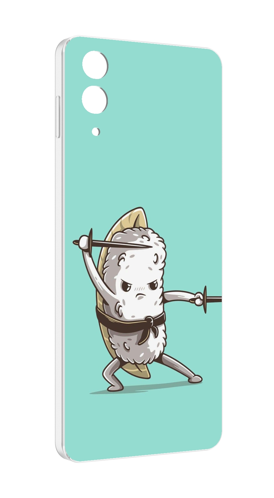 

Чехол MyPads злой суши детский для Samsung Galaxy Z Flip 4 (SM-F721), Прозрачный, Tocco