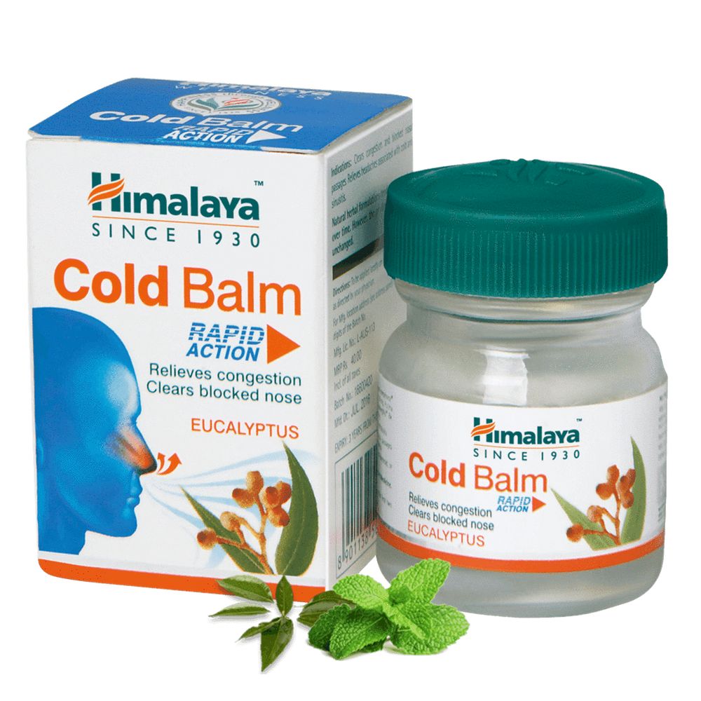 

Бальзам Himalaya Herbals Cold balm с эвкалиптом 10 г, Cold balm