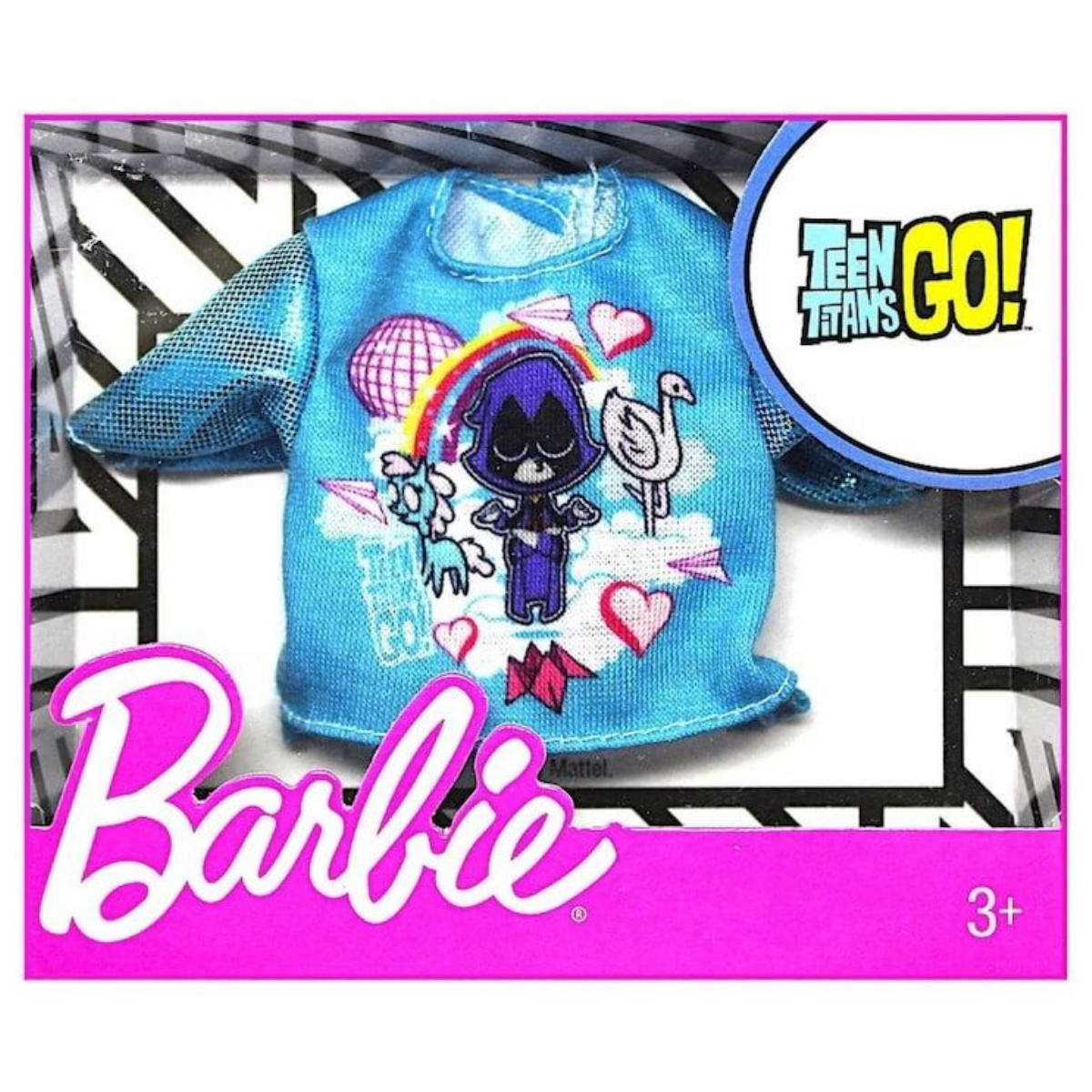 

Одежда для куклы Барби Модный голубой топ Barbie Fashion Teen Titans Go Barbie Clothes: Te, Разноцветный