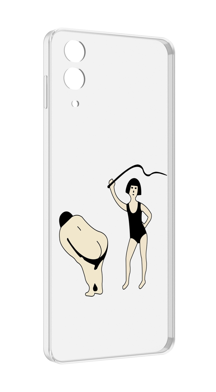 

Чехол MyPads женщина-наказывает для Samsung Galaxy Z Flip 4 (SM-F721), Прозрачный, Tocco