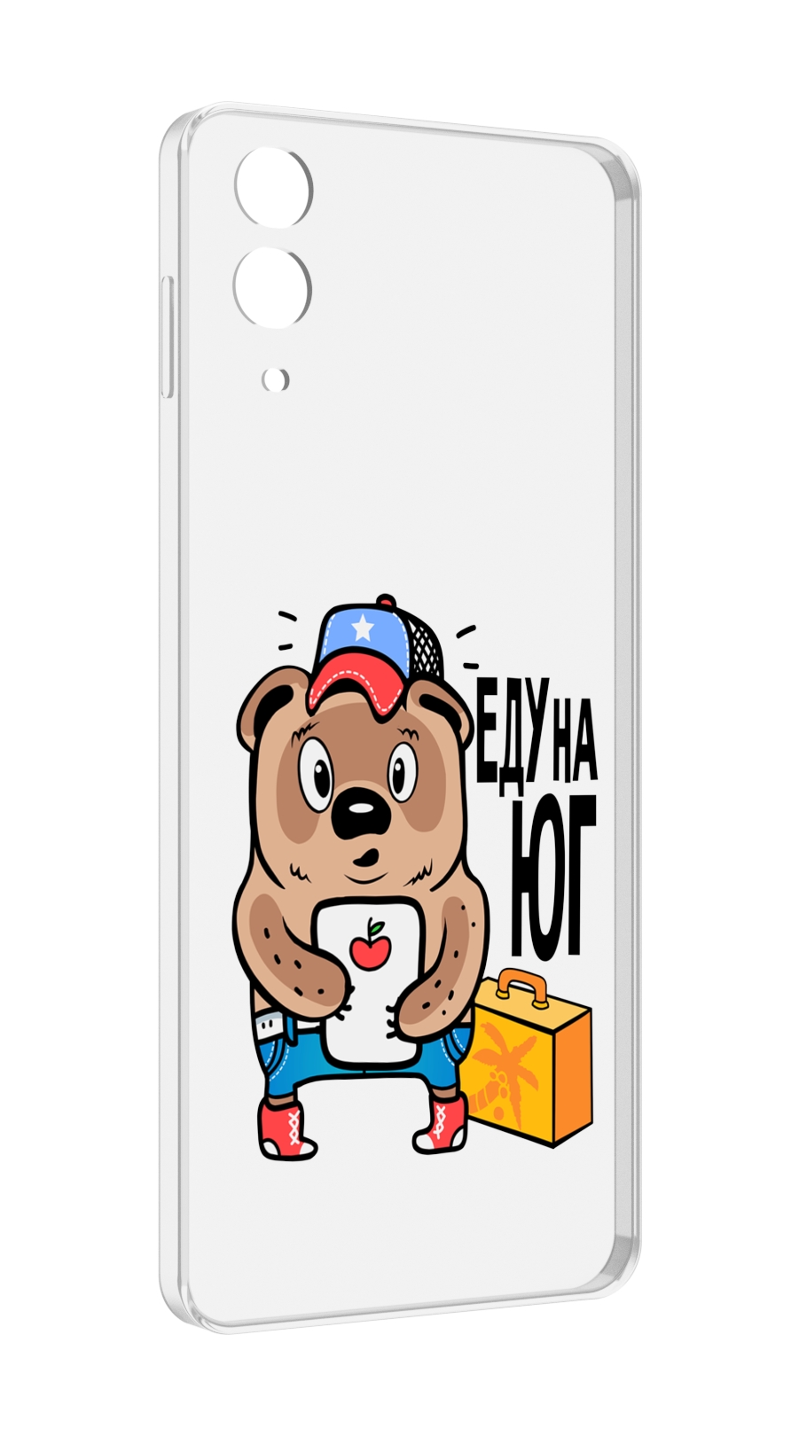 

Чехол MyPads еду-на-юг для Samsung Galaxy Z Flip 4 (SM-F721), Прозрачный, Tocco