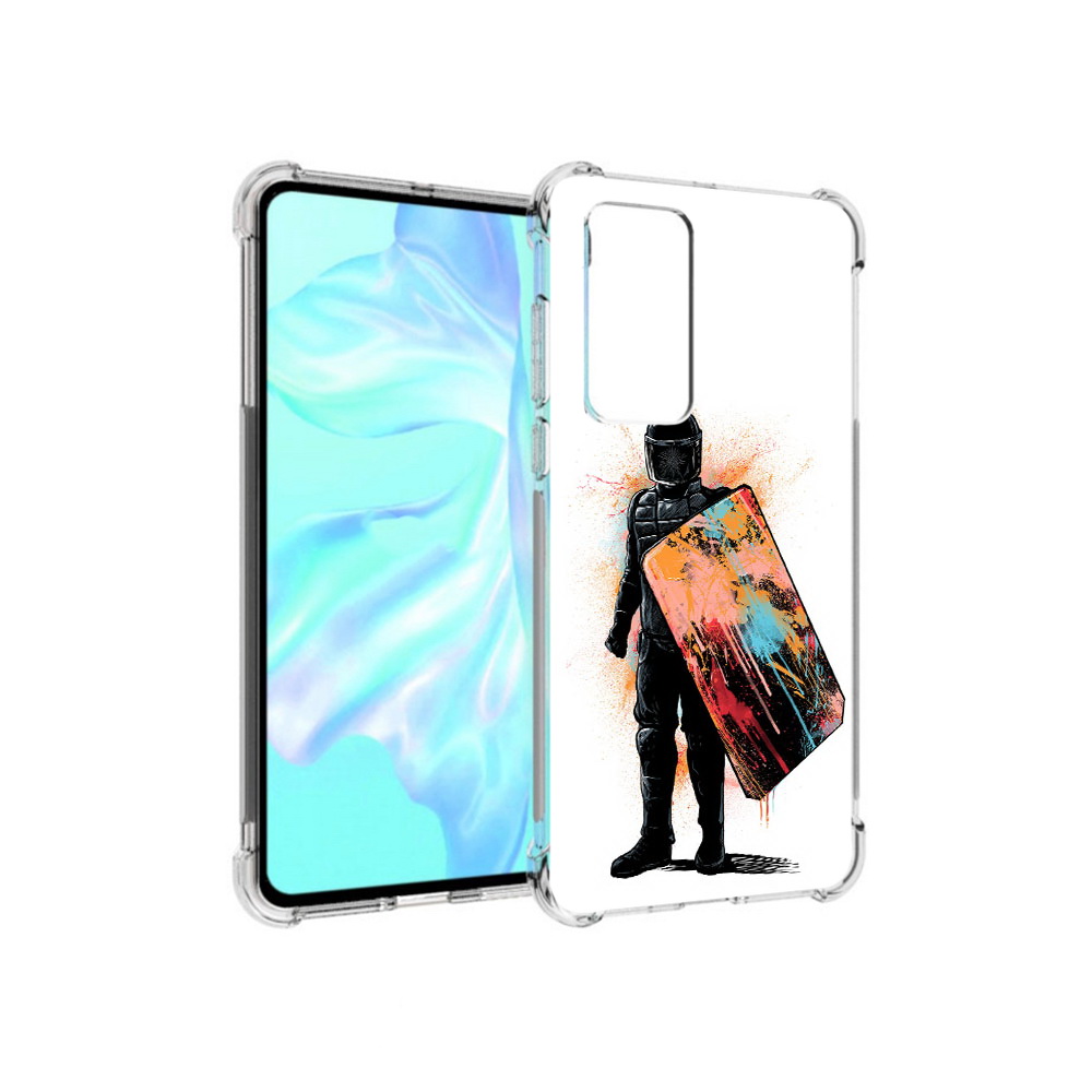

Чехол MyPads Tocco для Huawei P40 солдат с красочным щитом, Прозрачный, Tocco