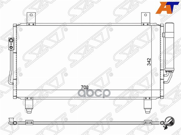 

Радиатор Кондиционера Mitsubishi Outlander 12- Sat арт. ST-MB53-394-0
