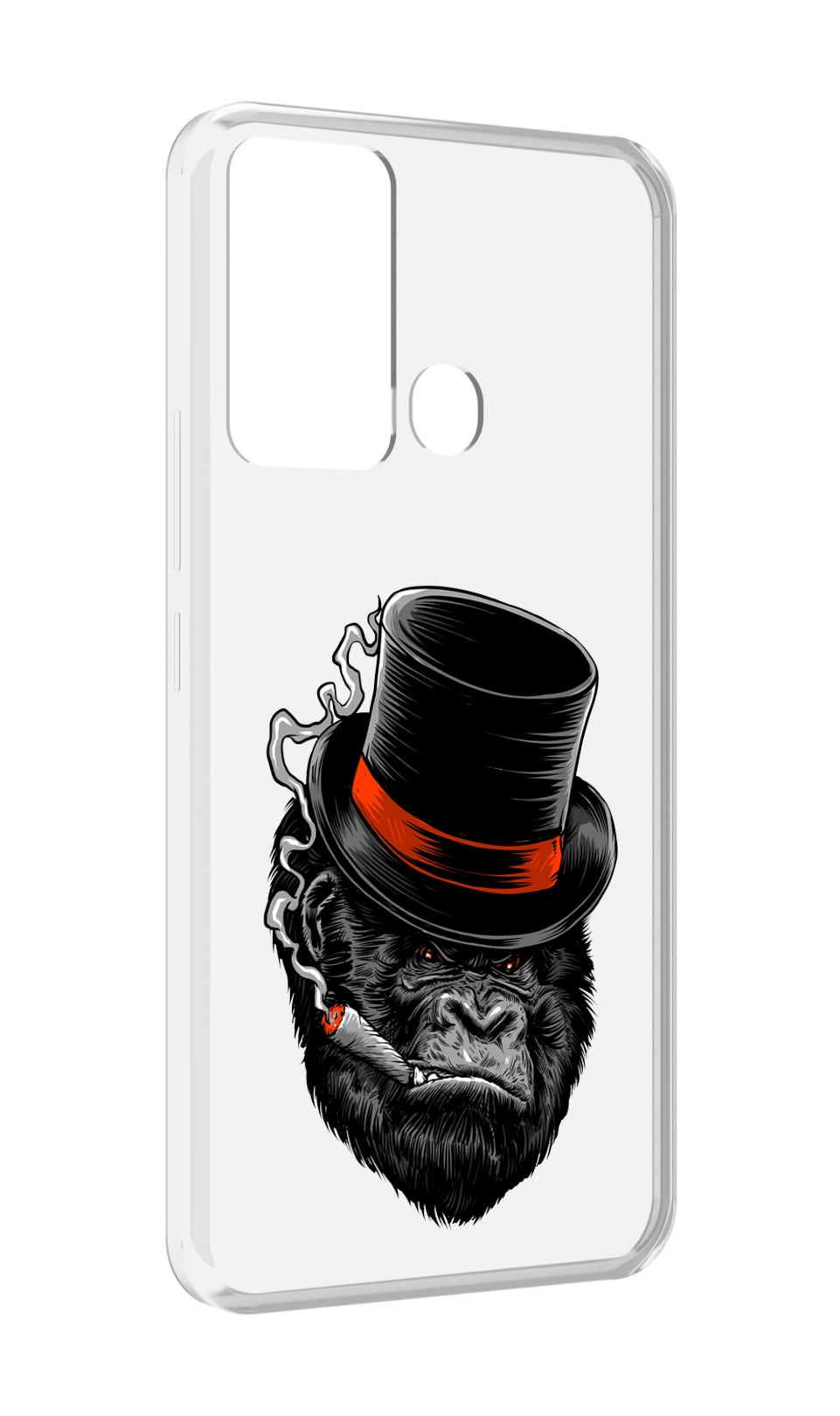 

Чехол MyPads дизайнерская горилла для Infinix Hot 12i, Прозрачный, Tocco