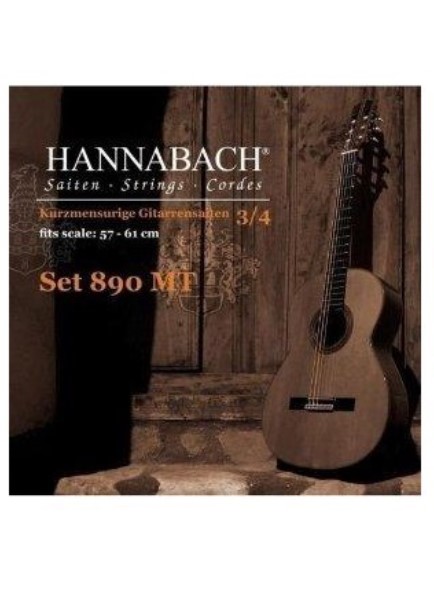 фото Струны для классической гитары 3/4 hannabach 890mt34