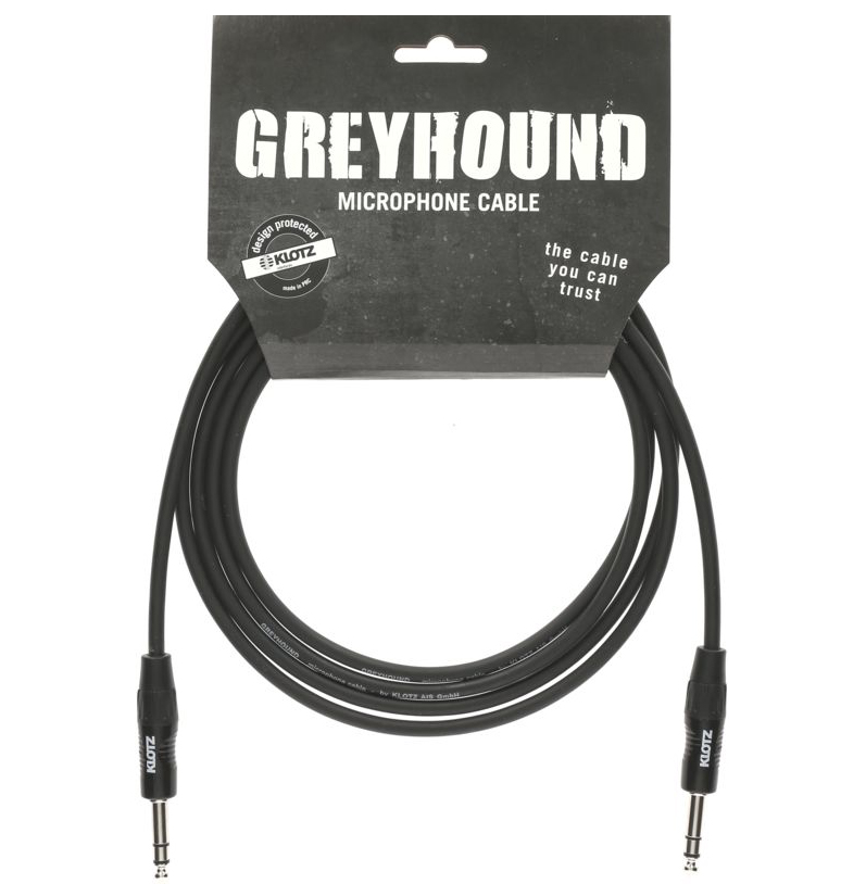 

GRG1PP03.0 Greyhound Кабель микрофонный 6.35мм, 3м, Klotz