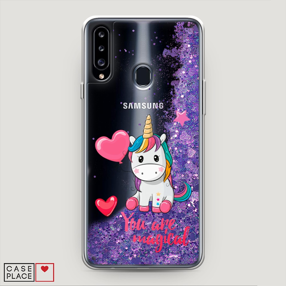 

Чехол Awog на Samsung Galaxy A20s / Самсунг A20s "Волшебная единорожка", Разноцветный, 2100892-1