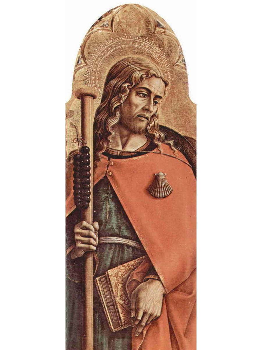 

Постер DRABS A2 Карло Кривелли Алтарный триптих левая створка св. Пётр и св. Доминик