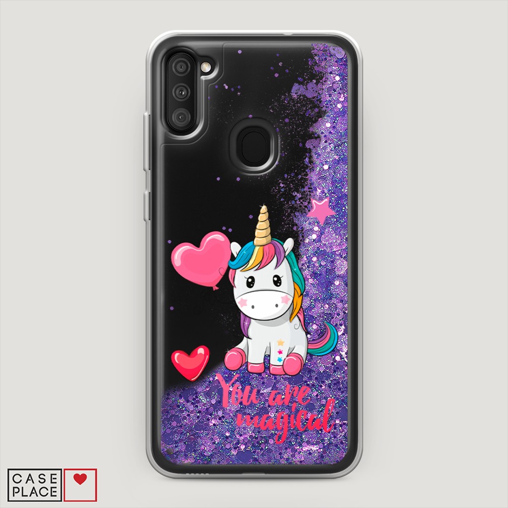 

Чехол Awog на Samsung Galaxy A11 / Самсунг A11 "Волшебная единорожка", Разноцветный, 2100192-1