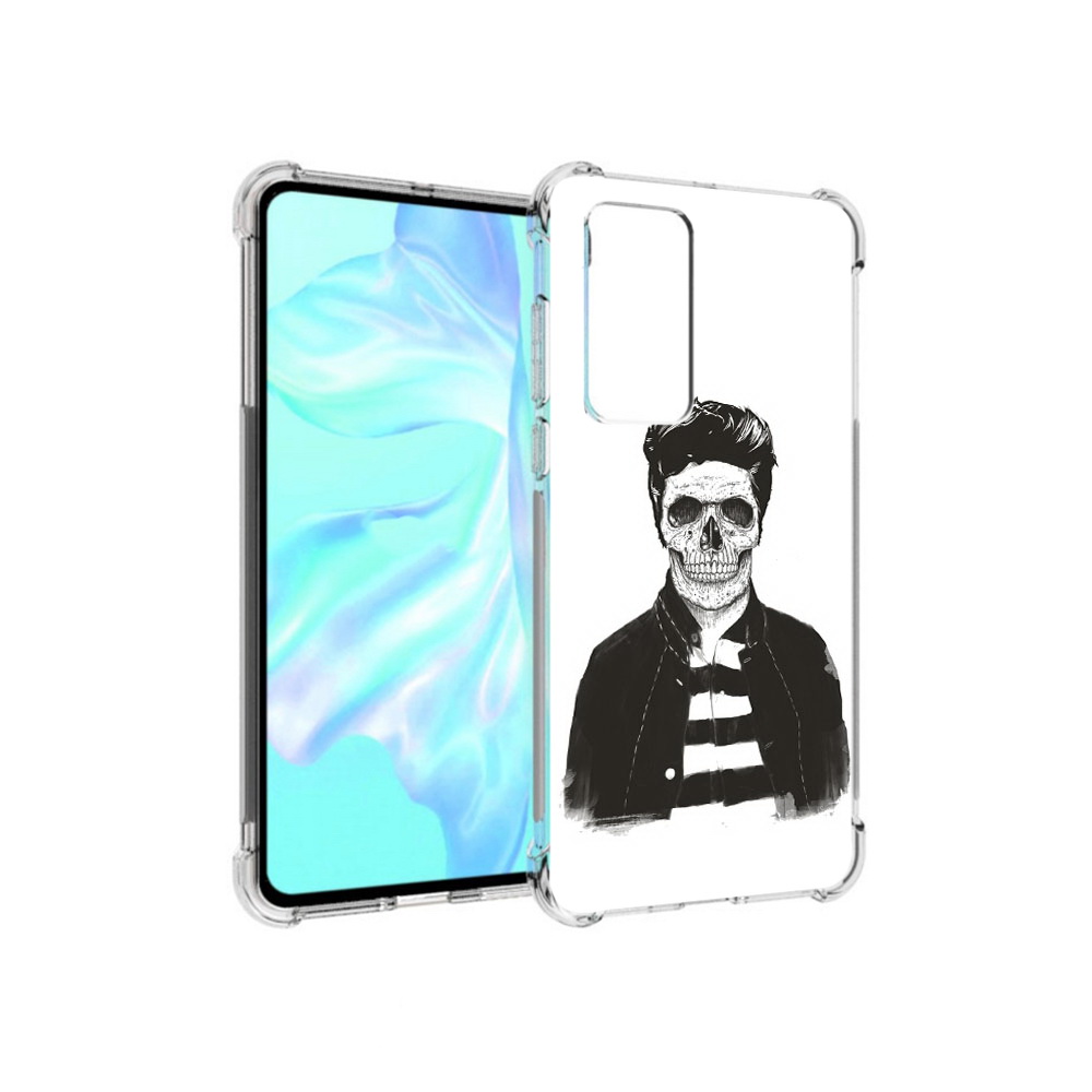 

Чехол MyPads Tocco для Huawei P40 скелет, Прозрачный, Tocco