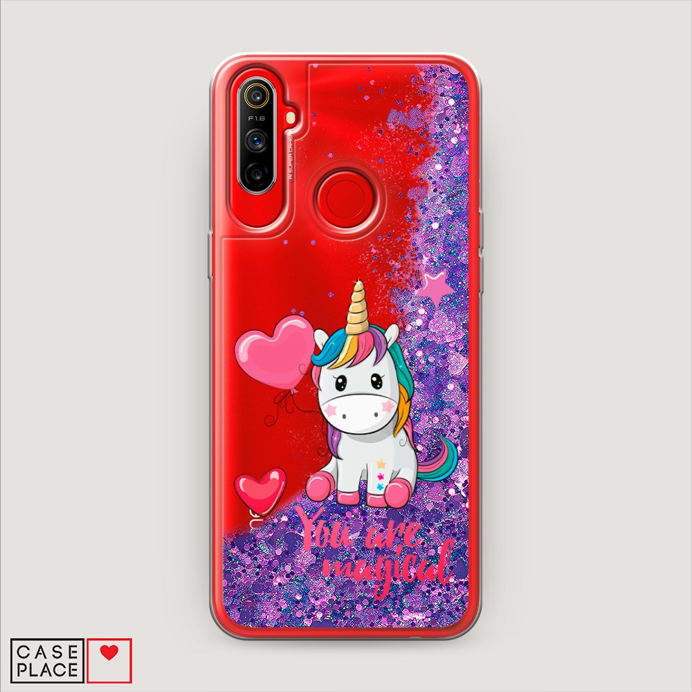 

Чехол Awog на Realme C3 "Волшебная единорожка", Разноцветный, 253092-1