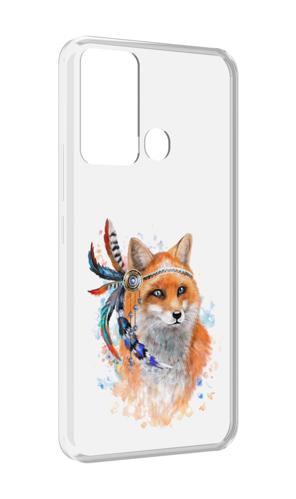 

Чехол MyPads инду лиса для Infinix Hot 12i, Прозрачный, Tocco
