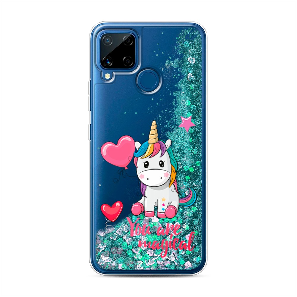 

Чехол Awog на Realme C15 "Волшебная единорожка", 255095-1