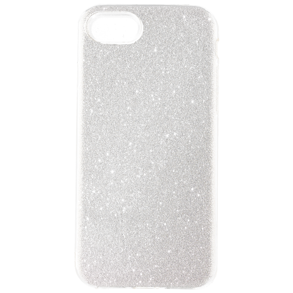 

Чехол для Apple iPhone 7 Plus\8 Plus Brosco Shine серебристый, IP7P/8P-SHINE-SILVER