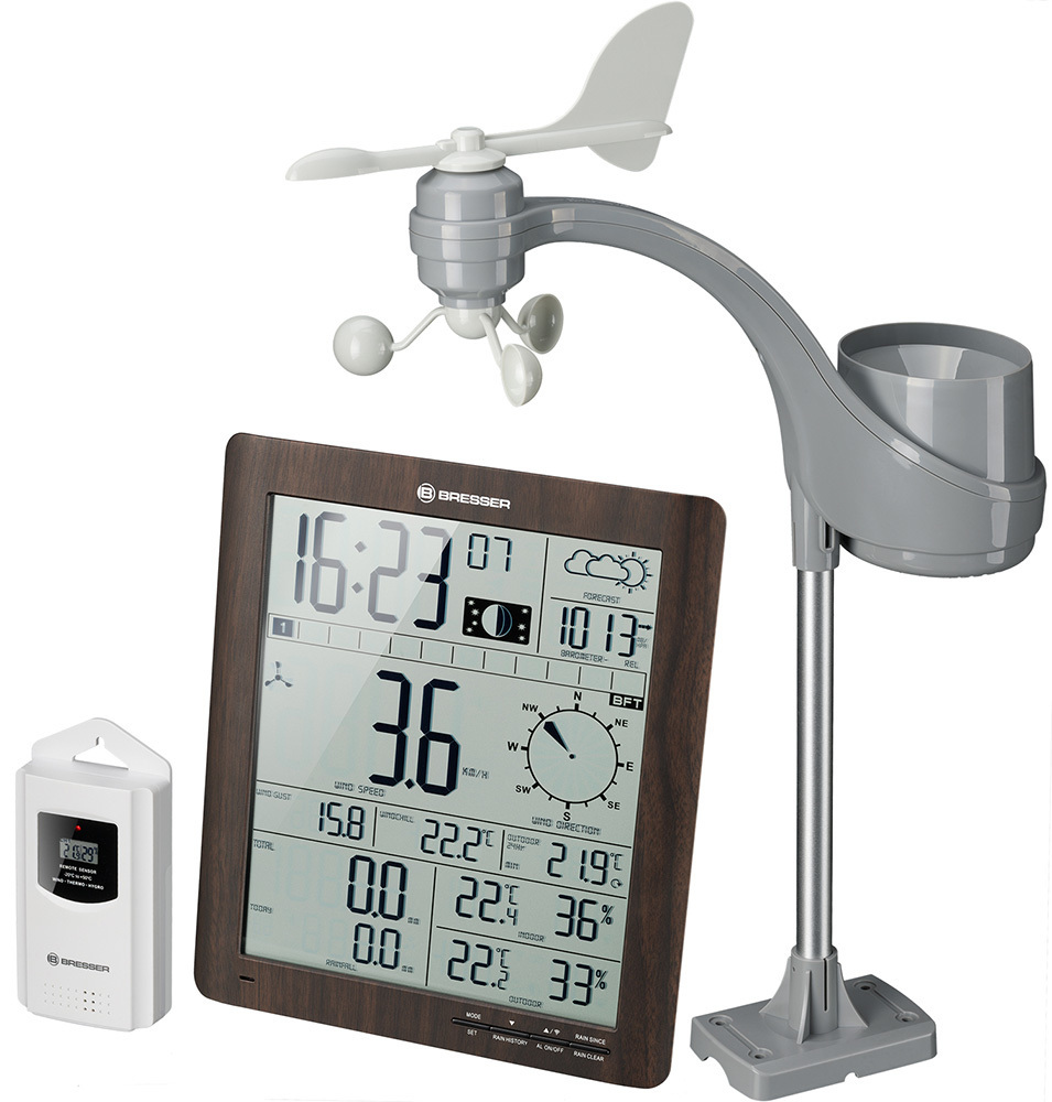 

Погодная станция Bresser ClimaTemp XXL в корпусе под дерево, 7002420
