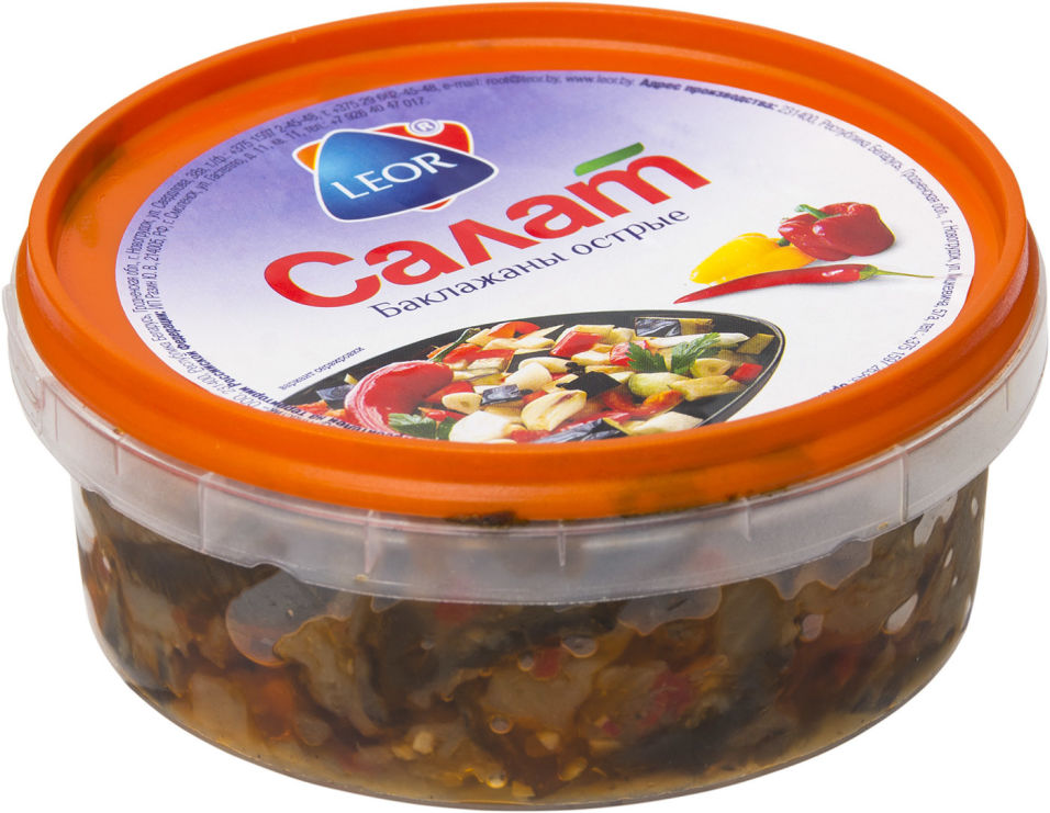 

Салат Leor Баклажаны острые 250г