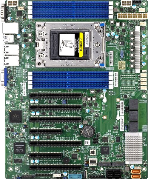 фото Материнская плата supermicro mbd-h12ssl-c-o