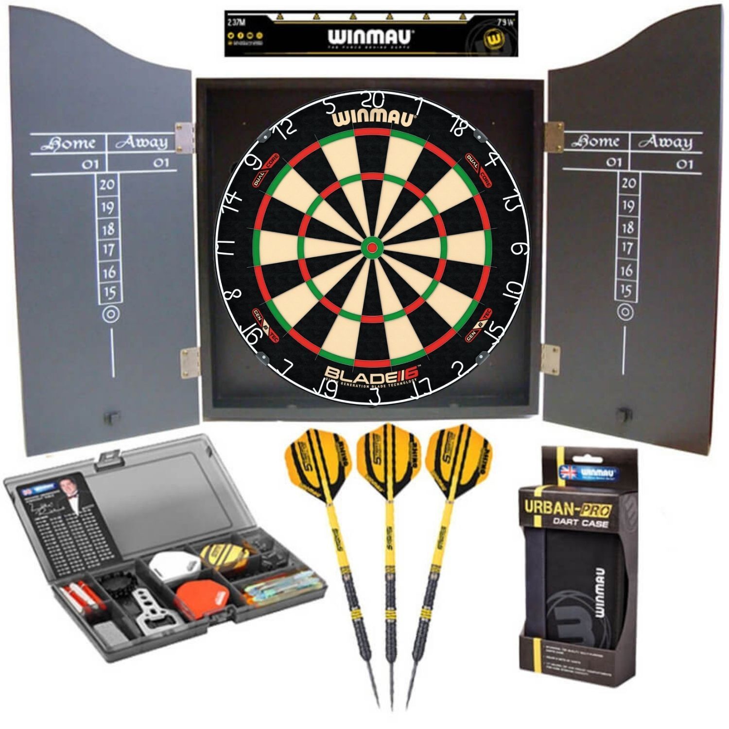 Комплект для игры в дартс Winmau VIP 2022 45см